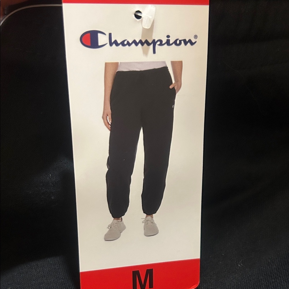 Champion Black Casual Joggers M NWT